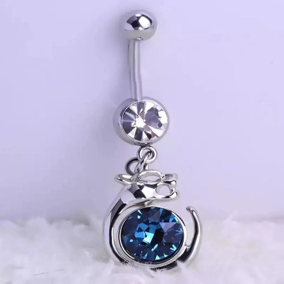 VQ Tiger Navel Piercing Ring - Picture 1 of 1